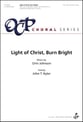 Light of Christ, Burn Bright SAB choral sheet music cover